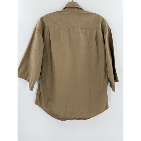 Columbia Bonefish Flats Brown Button Up Shirt With Pockets SMALL Radial Sleeve - Picture 5 of 13